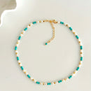 Collar Encanto de Perlas y Turquesas