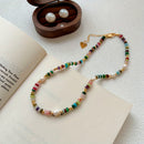 Collar Boho-Chic Perlas y Piedras Naturales