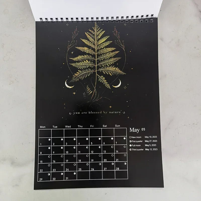 Calendario Lunar - Dark forest - Rincón Zen