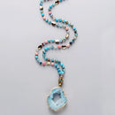 Collar de cuarzos naturales y drusa - Rincón Zen