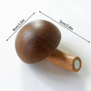 Imanes de madera 3D con forma de seta - Rincón Zen