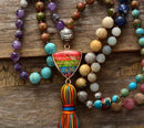 Japa Mala - Cuarzos naturales Chakras - Rincón Zen