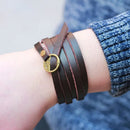 Pulsera Vintage de cuero - Rincón Zen